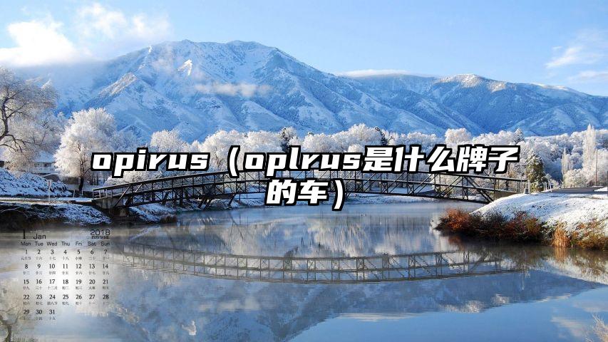 opirus（oplrus是什么牌子的车）