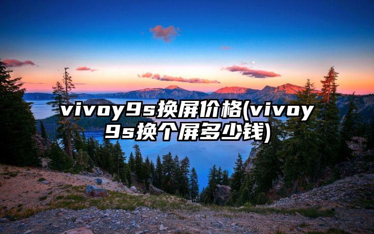 vivoy9s换屏价格(vivoy9s换个屏多少钱)