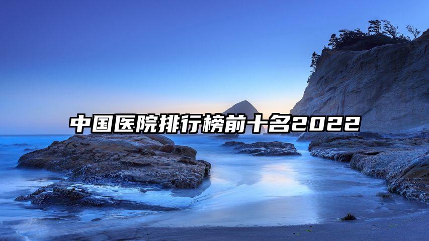 中国医院排行榜前十名2022